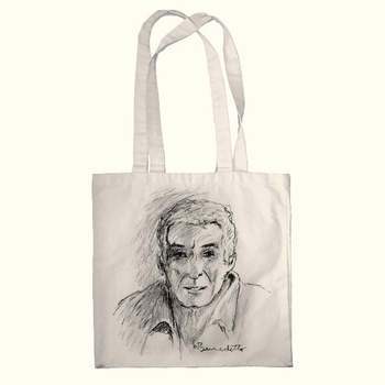 Tony Self-Portrait Sketch Tote Bag