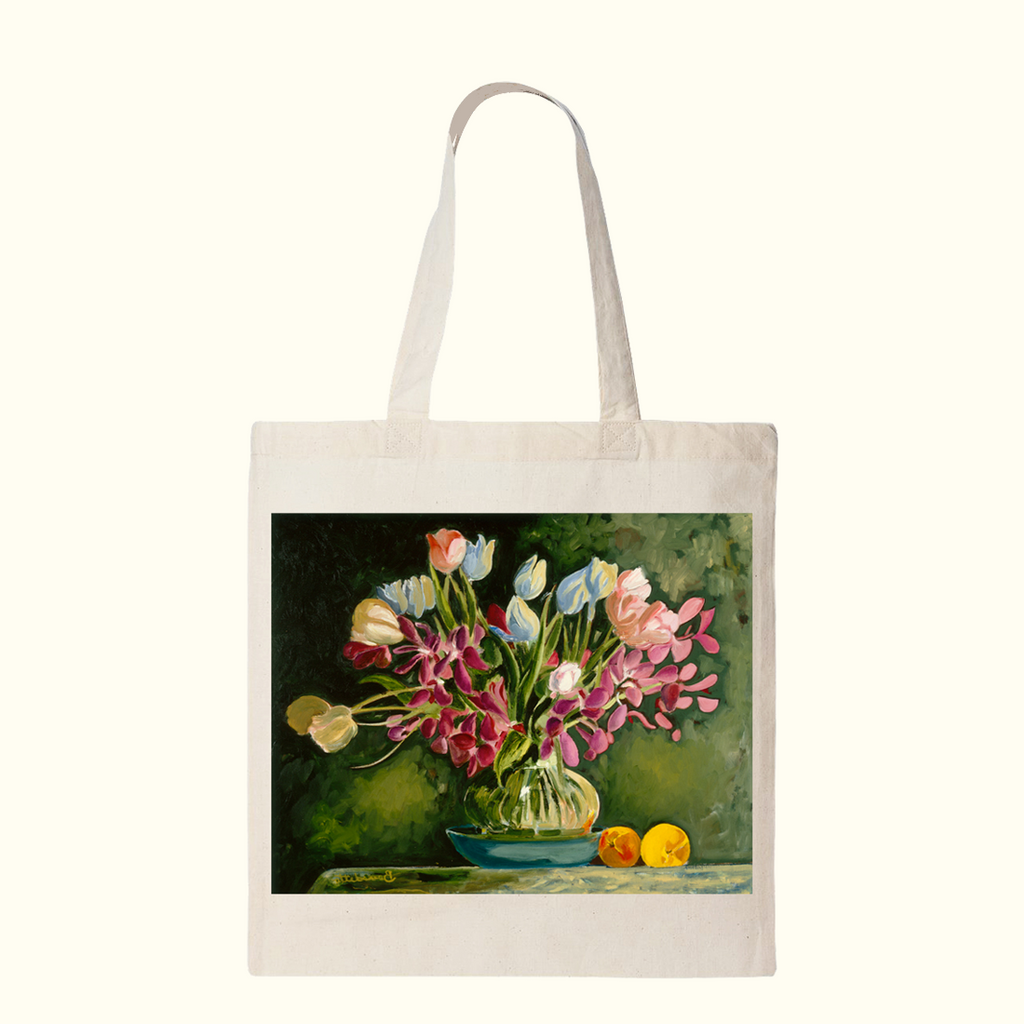 Flowers In Vase Tote Bag